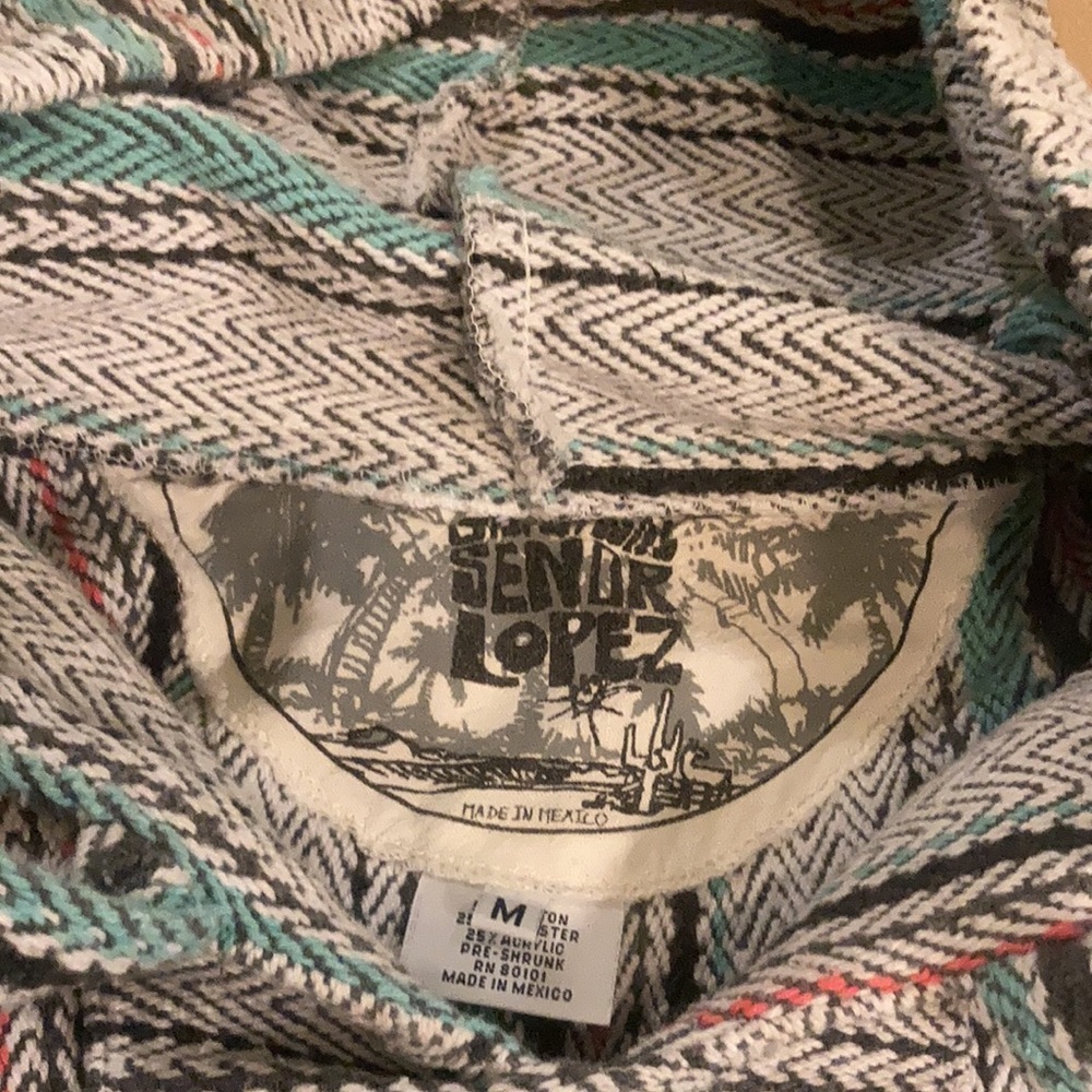 Baja Hoodie / Fishermen's Sweater Size M